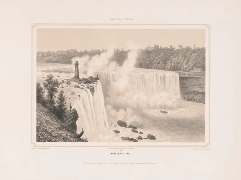 Niagarafälle, Hufeisenfall von Augustus Köllner