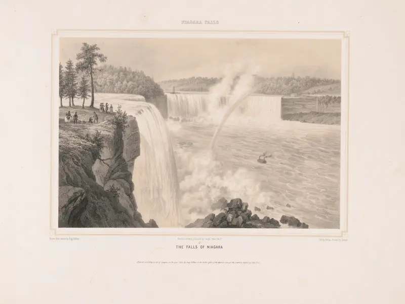 Niagara Falls the falls of Niagara av Augustus Köllner