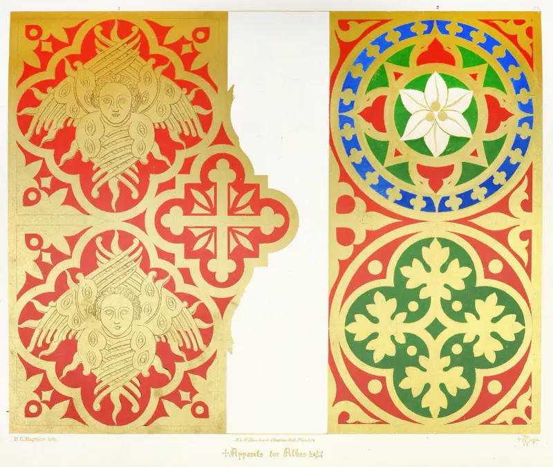 Apparels for Albes. 3 av Augustus Pugin