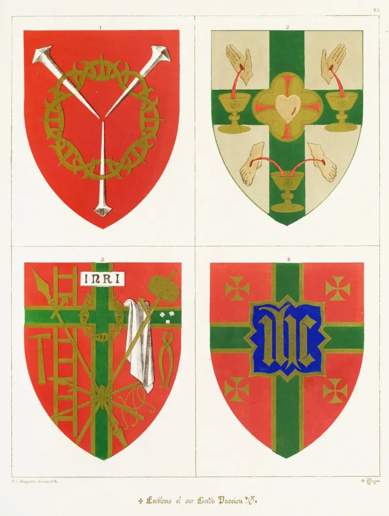 Emblem för vår Herres lidande av Augustus Pugin