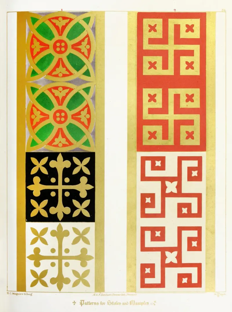 Muster für Stolen und Manipeln 2 von Augustus Pugin