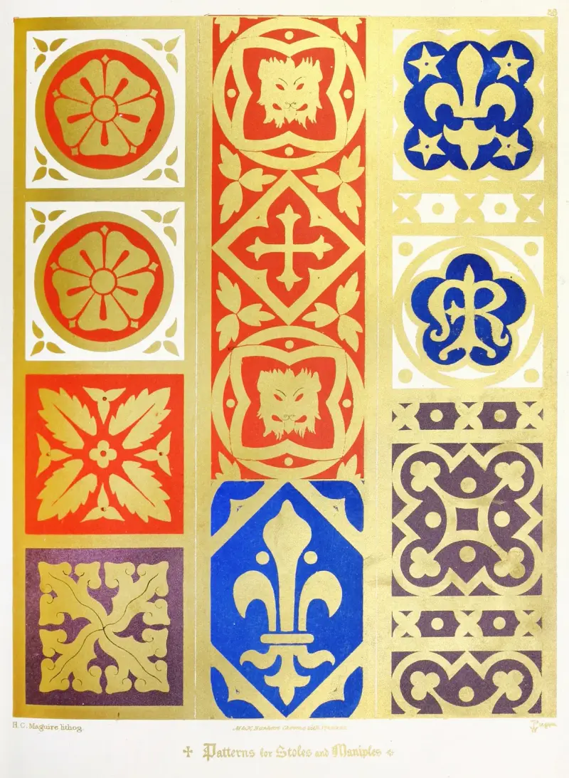 Patterns for Stoles and Maniples 4 av Augustus Pugin