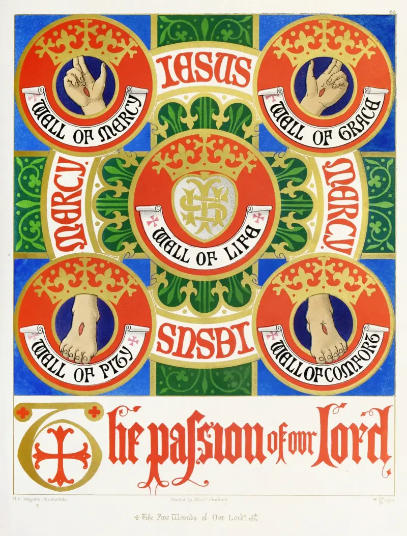 The Five Wounds of our Lord Glorified av Augustus Pugin