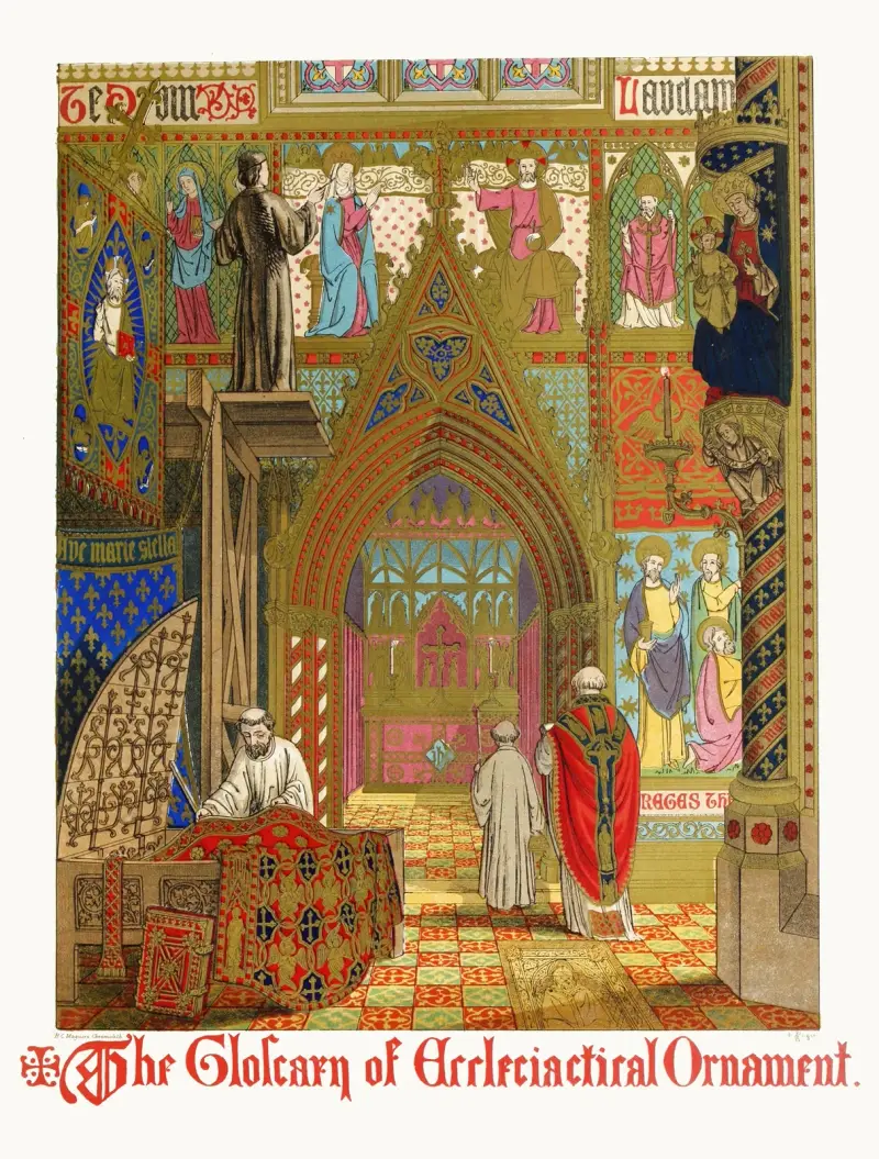 Various Examples of Church Furniture and Decoration av Augustus Pugin