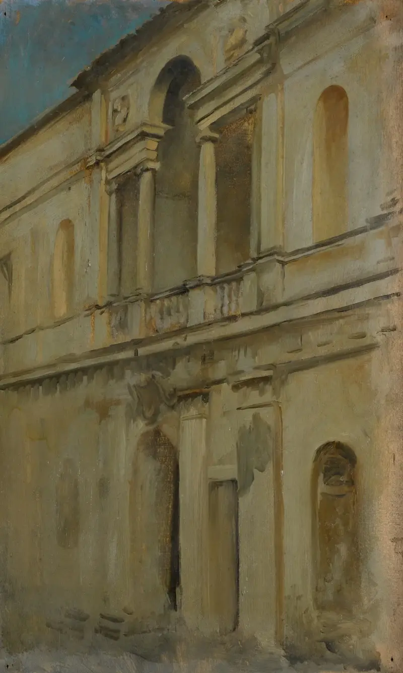 Architekturstudie, 1871 – Nr. 1 von Edwin Austin Abbey