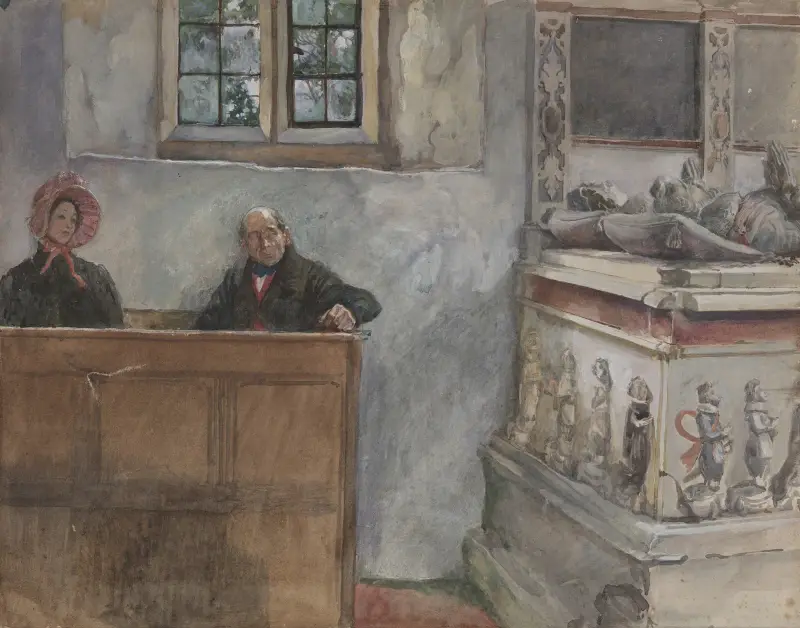In der Kirche von Edwin Austin Abbey