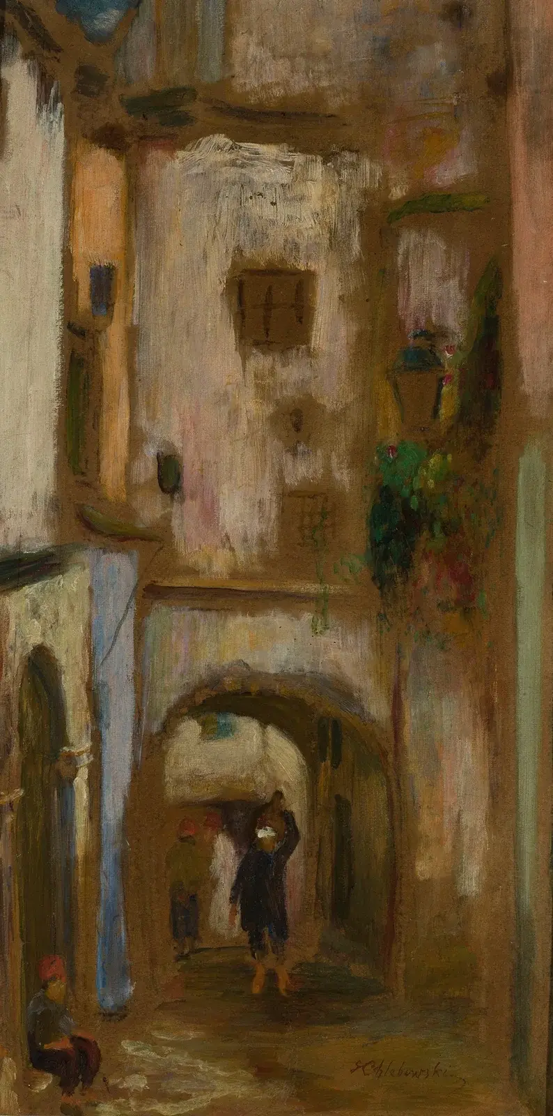 Alleyway av Stanisław Chlebowski