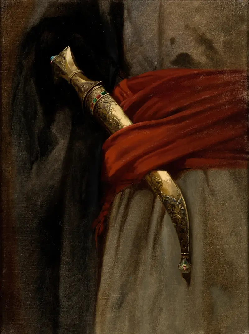 Study of a Khanjar, 1874 – nr 2 av Stanisław Chlebowski