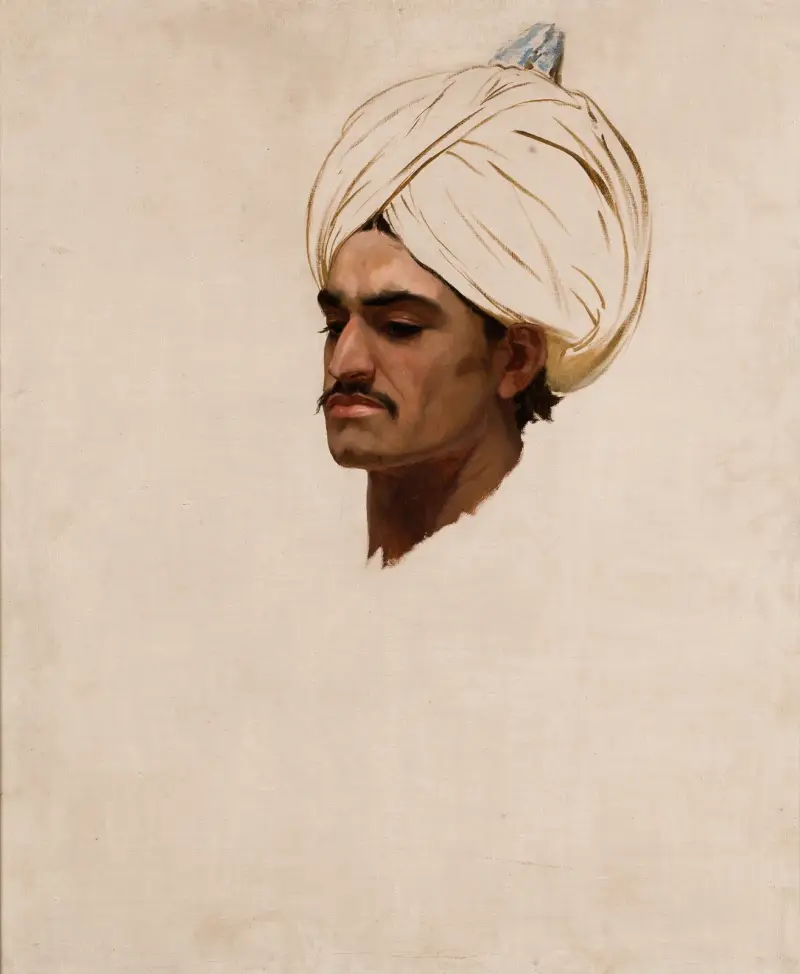 Study of an Arab’s Head av Stanisław Chlebowski