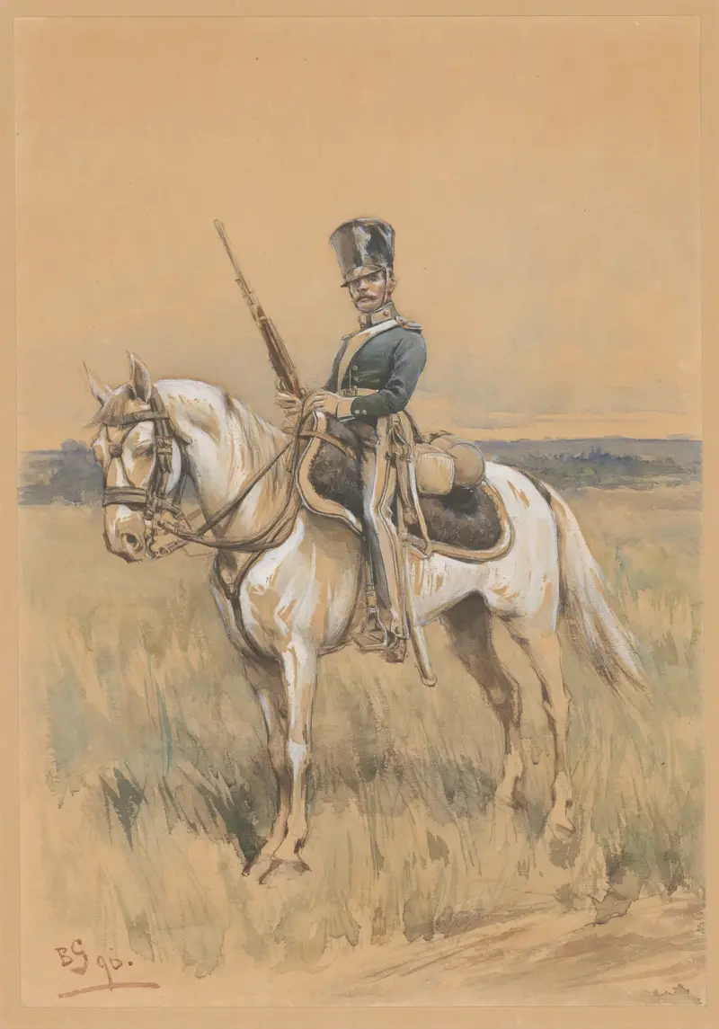 Trebacz pulkowy z r. 1831 av Bronisław Gembarzewski