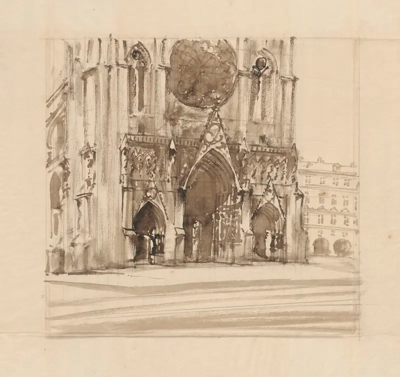 Wien. Votivkirche von Stanisław Noakowski