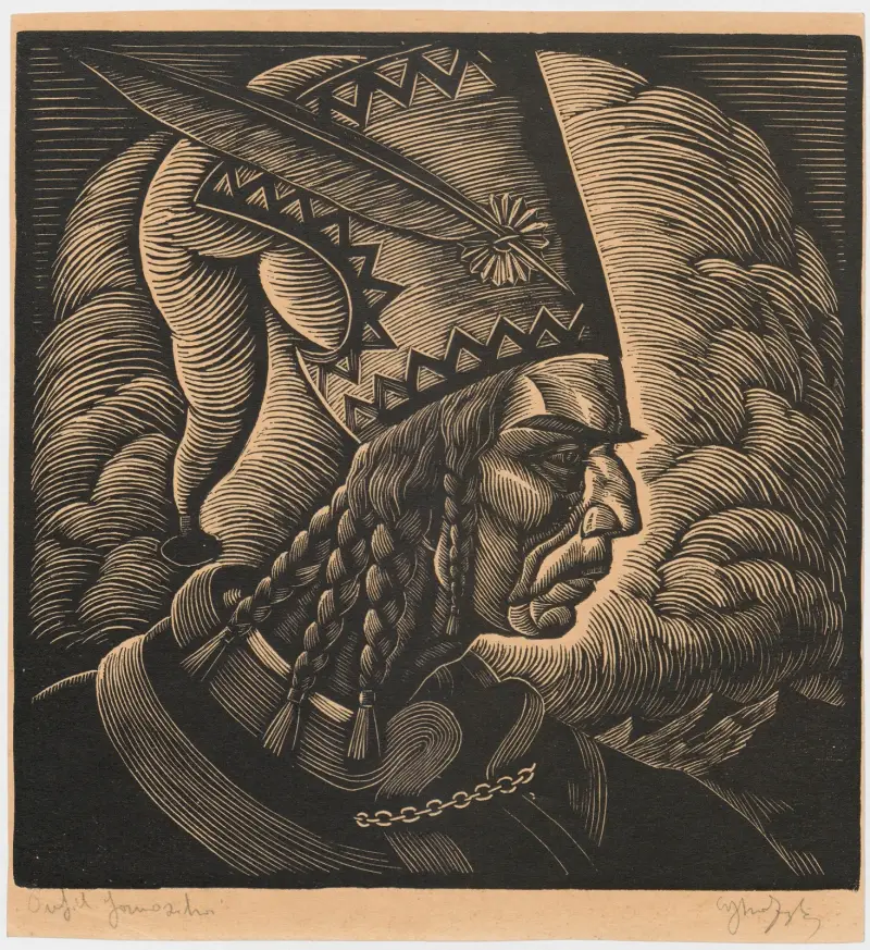 Profil Janosikas von Władysław Skoczylas