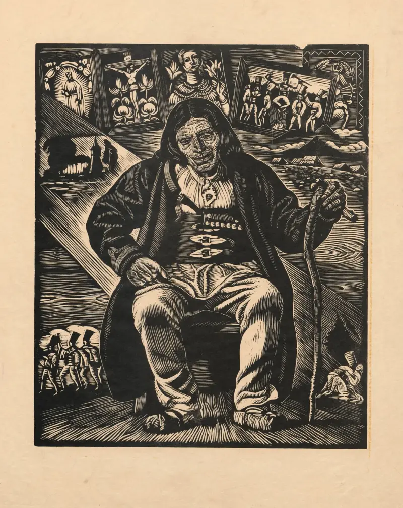 Stary gazda I av Władysław Skoczylas
