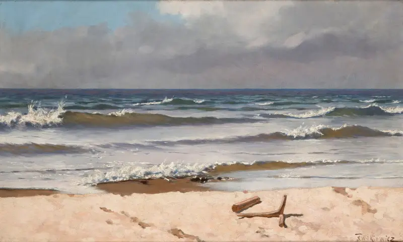 Küste bei Połąga von Stanisław Witkiewicz