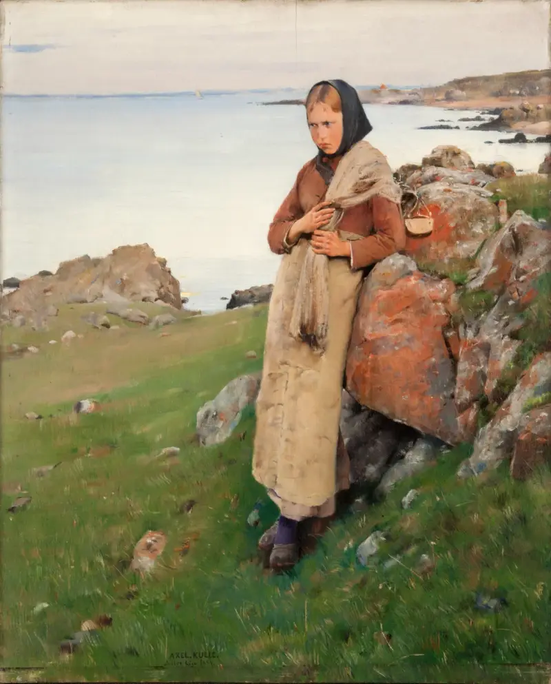 Fiskarflicka från Skåne av Axel Kulle