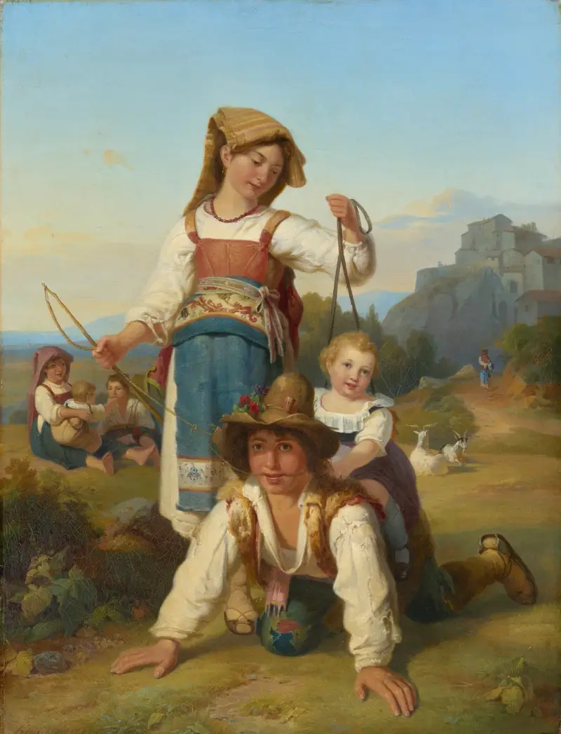 Děti při hře, Johann Baptist Kirner