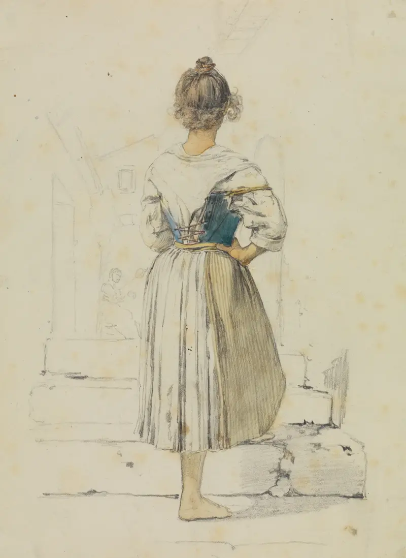 Italienska, ryggvy av Johann Baptist Kirner