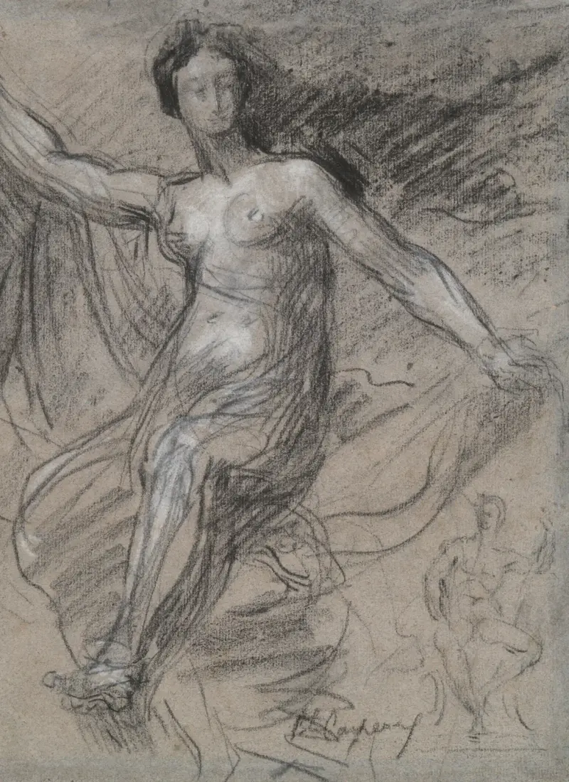 Allegorie Frankreichs (La France sous les traits d’une nymphe) von Jean-Baptiste Carpeaux