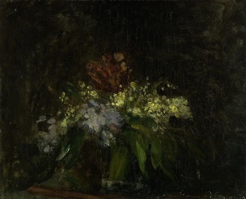 Bouquet de fleurs au muguet av Jean-Baptiste Carpeaux