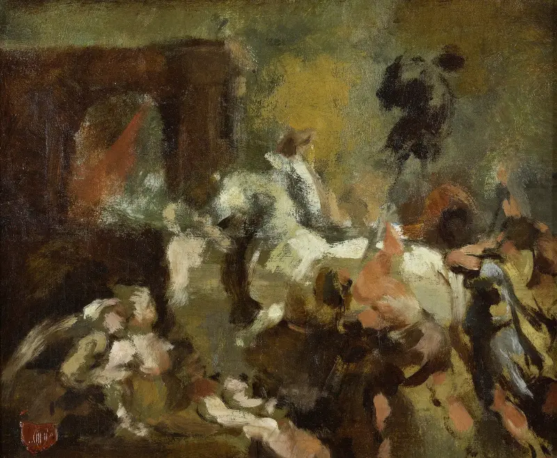 Henrik IV:s triumferande intåg i Paris, efter Rubens av Jean-Baptiste Carpeaux