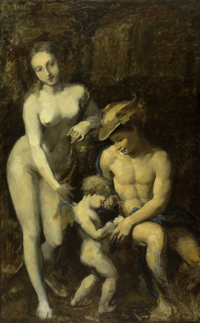 Mercure, Vénus et l’Amour, d’après Corrège av Jean-Baptiste Carpeaux