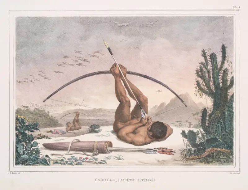Cabocle, (Indien civilisé) av Jean Baptiste Debret