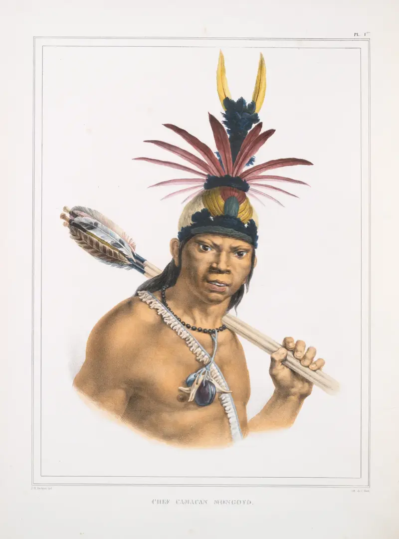 Häuptling Camacan Mongoyo von Jean Baptiste Debret