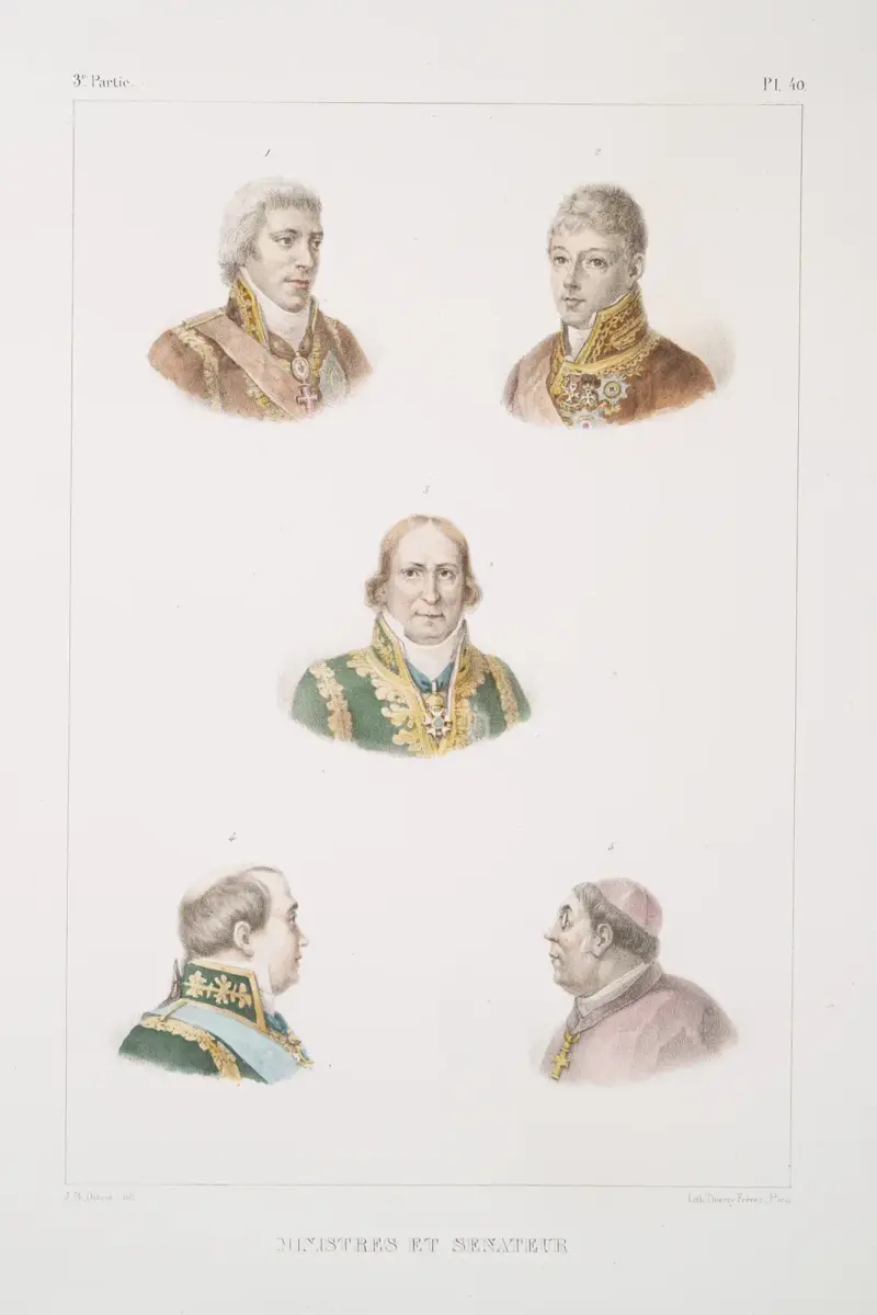 Ministres et senateur av Jean Baptiste Debret