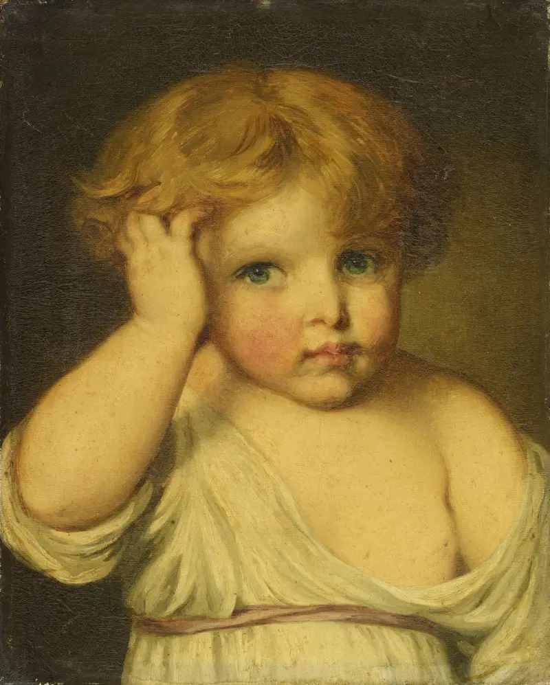 Bildnis eines Kindes von Jean-Baptiste Greuze