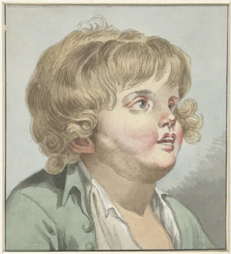 Chlapcova hlava, 1745, Jean-Baptiste Greuze