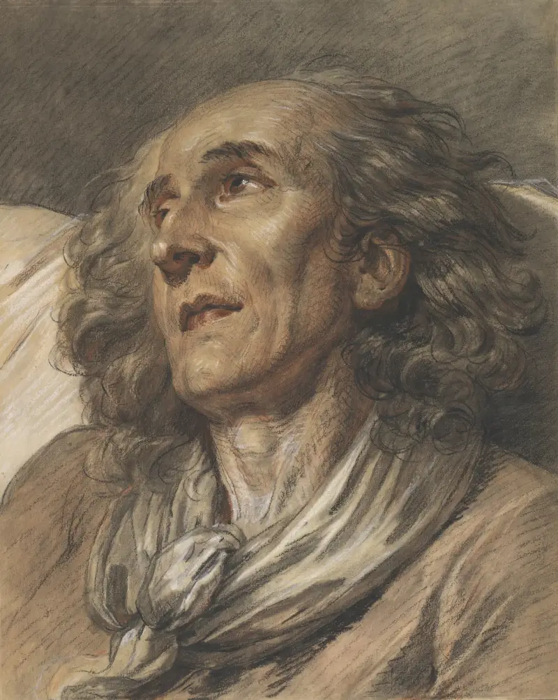 Büste eines alten Mannes, 1763 von Jean-Baptiste Greuze