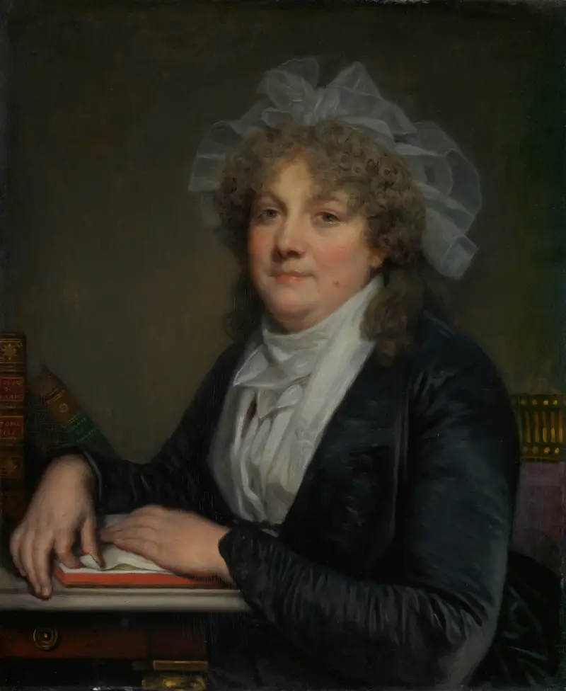 Madame Jean-Baptiste Nicolet (Anne Antoinette Desmoulins, 1743–1817) av Jean-Baptiste Greuze
