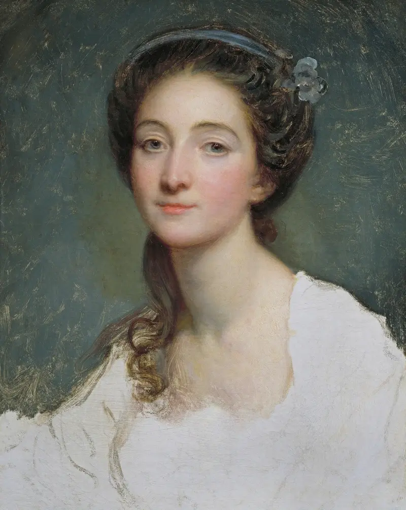 Portrait of a Woman – nr 1 av Jean-Baptiste Greuze