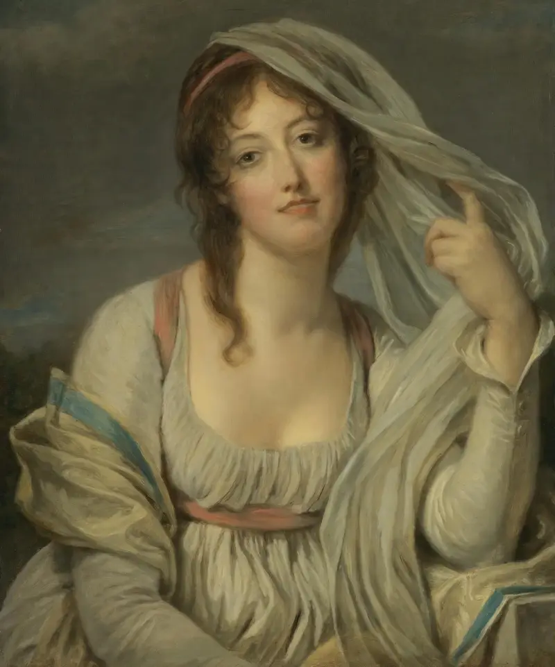 Porträt der Madame Van Westrenen von Tremaat von Jean-Baptiste Greuze
