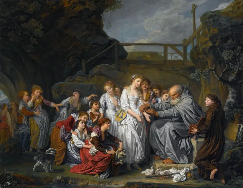 Der Eremit von Jean-Baptiste Greuze