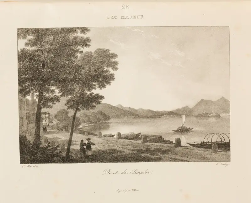 Lago Maggiore, 1833 – Nr. 2 von Jean-Baptiste Isabey