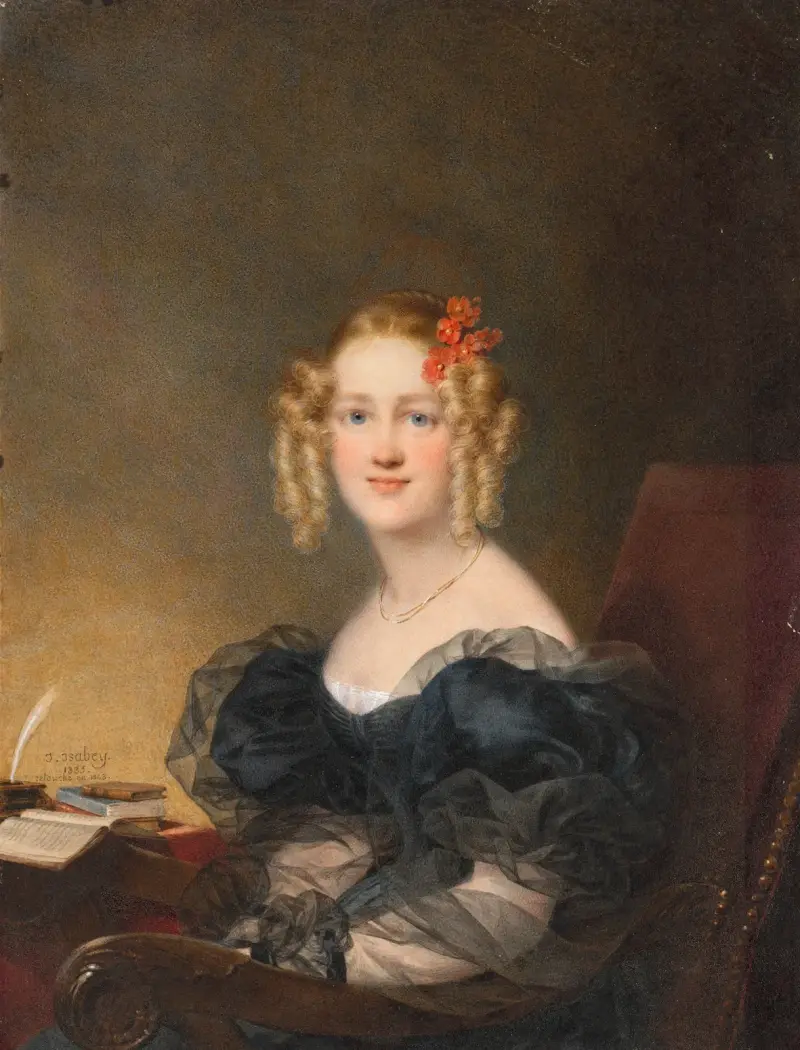 Portrait of a Woman av Jean-Baptiste Isabey