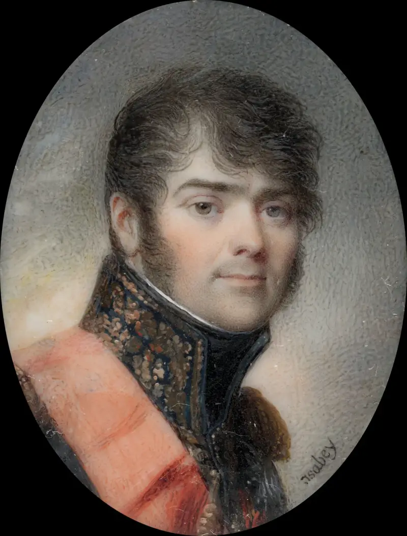 Porträtt av Henri Gratien, greve Bertrand av Jean-Baptiste Isabey