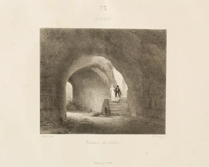 Řím, 1833 – Nr. 3, Jean-Baptiste Isabey
