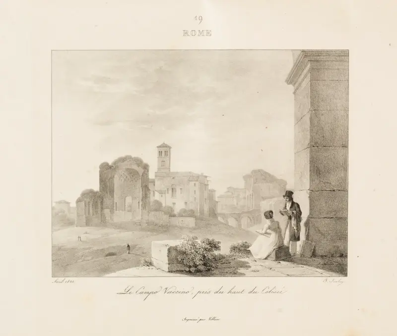 Řím, 1833 – Nr. 4, Jean-Baptiste Isabey