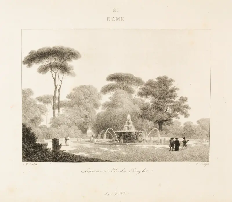 Řím, 1833 – Nr. 5, Jean-Baptiste Isabey