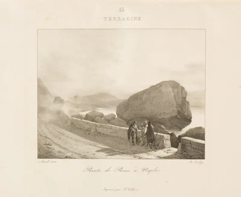 Terracina von Jean-Baptiste Isabey
