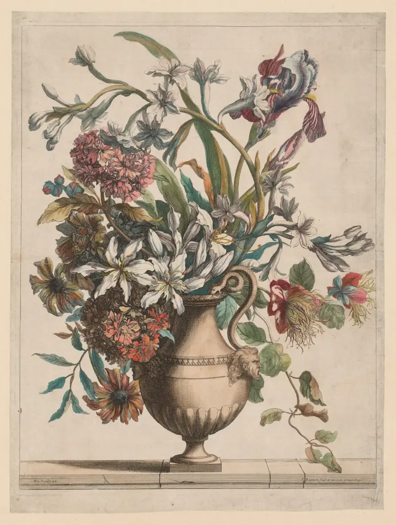 Vase of Flowers av Jean-Baptiste Monnoyer