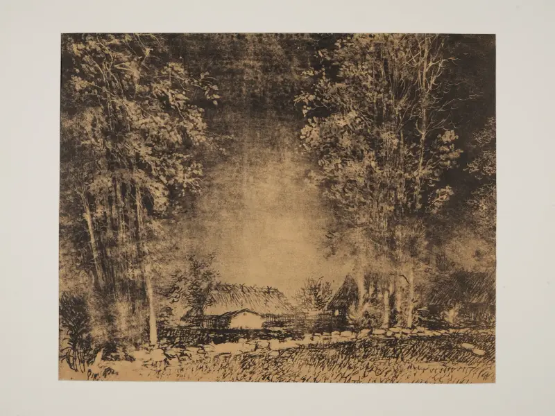 Chałupy w Brzegach, 1947 – nr 1 av Edmund Bartłomiejczyk