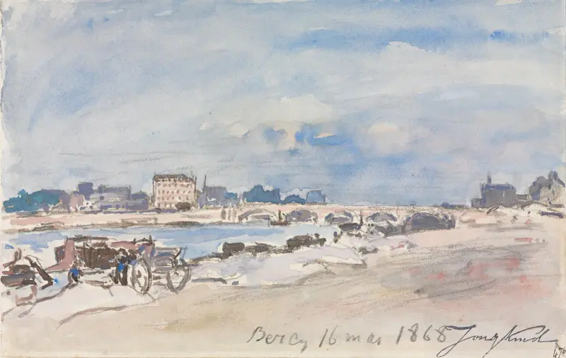 Bercy von Johan Barthold Jongkind