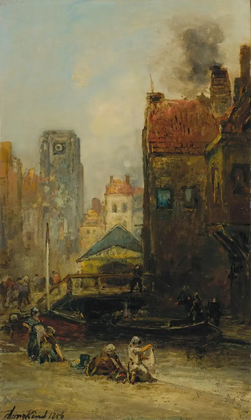 Haagse Veere, Rotterdam av Johan Barthold Jongkind
