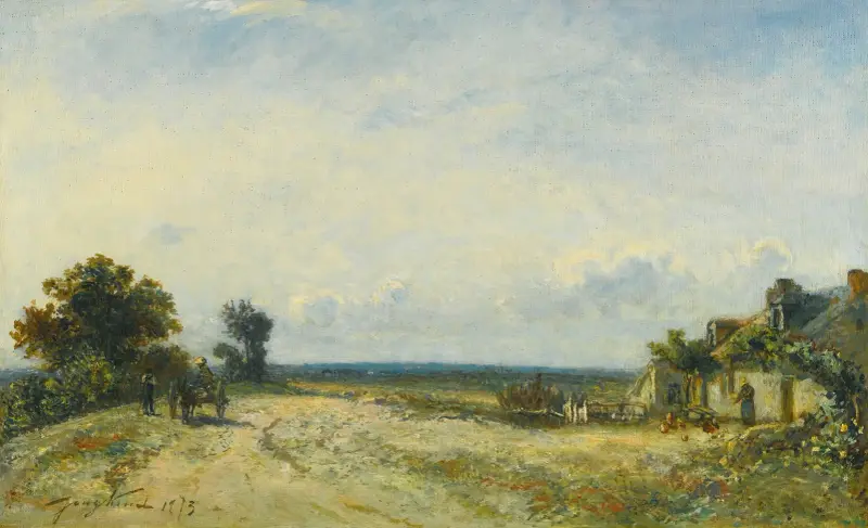 Det nivernesiska landskapet av Johan Barthold Jongkind