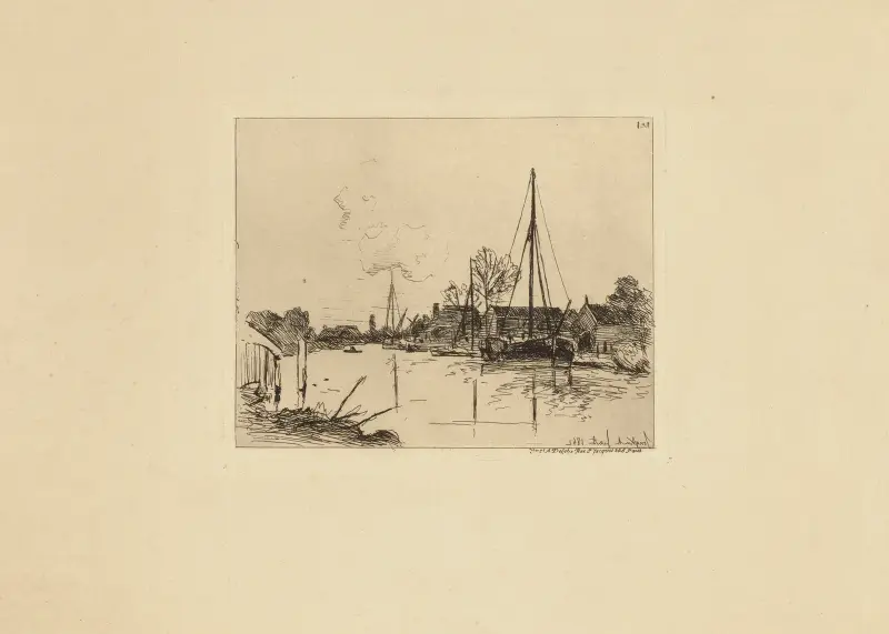 Der Kanal von Johan Barthold Jongkind