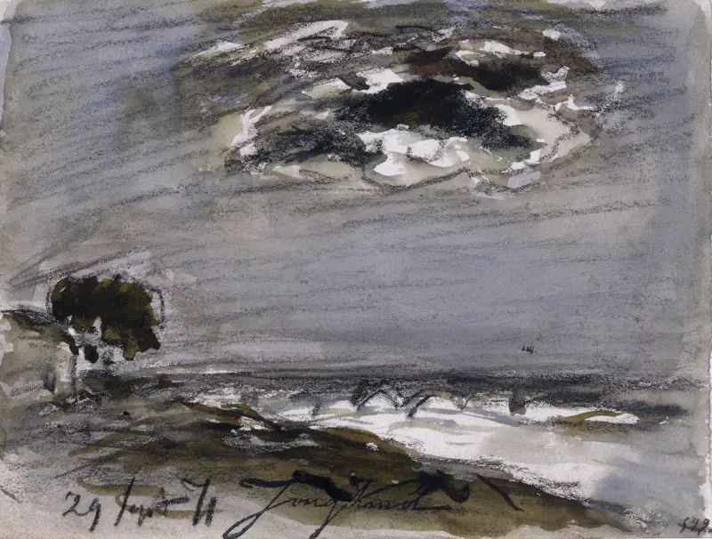 Stürmische See von Johan Barthold Jongkind