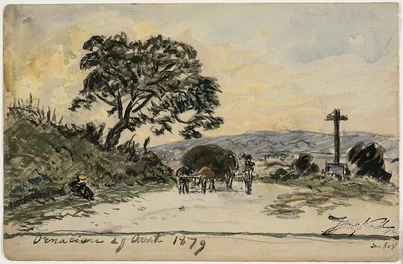 Ornacieux av Johan Barthold Jongkind